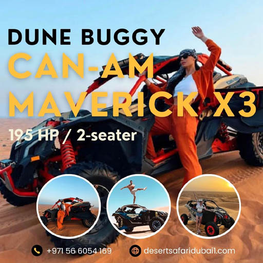 CAN-AM Maverick X3 Dune Buggy Dubai Tour