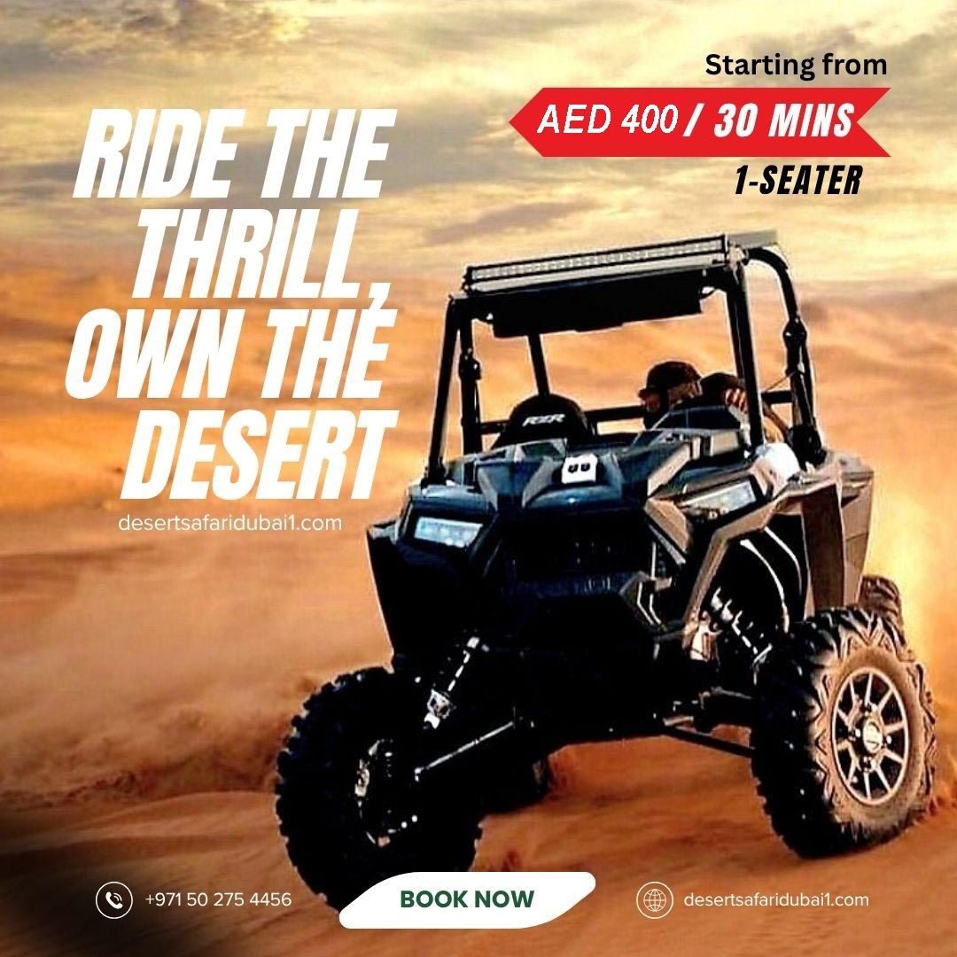 Dune Buggy Riding - 1 Seater, 2 Seater & 4 Seater